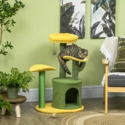 PawHut Árbol Rascador Para Gatos En Forma De Cactus Amarillo Y Verde 54 Cm X 39 Cm X 83 Cm 6 PawHut Árbol Rascador Para Gatos En Forma De Cactus Amarillo Y Verde 54 Cm X 39 Cm X 83 Cm -Tienda barata Tiendanimal 0a32775275e14b17893f14bb01fbaf0d