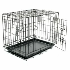 DUVO JAULA METAL NEGRA 2 PUERTAS (T-S 62 X 44 X 50 CM) 62 X 44 X 50 Cm