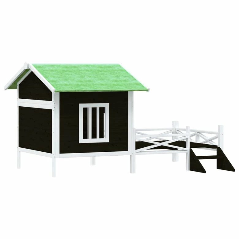 VIDAXL Perrera 159 Cm X 120 Cm X 88,5 Cm 1 VIDAXL Perrera 159 Cm X 120 Cm X 88,5 Cm