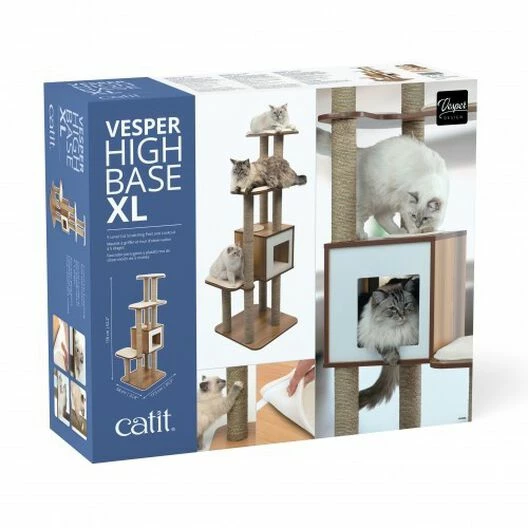Catit Rascador Para Gatos Vesper High Base XL 58 Cm X 77,5 Cm X 158 Cm 3 Catit Rascador Para Gatos Vesper High Base XL 58 Cm X 77,5 Cm X 158 Cm - Imagen 3