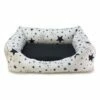 Cama Estrellas Para Perros Color Negro 50 Cm X 45 Cm X 17cm