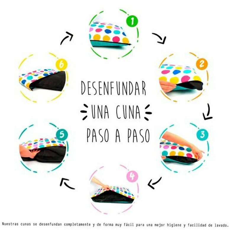 Colchoneta Borneo Para Perros Color Verde 120 Cm X 80 Cm X 10 Cm 6 Colchoneta Borneo Para Perros Color Verde 120 Cm X 80 Cm X 10 Cm - Imagen 6