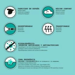 Cama Para Perros Abecedario Colchón Antiácaros Negra 90 Cm X 60 Cm X 10 Cm -Tienda barata Tiendanimal 20506 3 IMG00012570 1