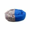 Cuna Donut Goa Para Perros Color Azul 68 Cm X 61 Cm X 23 Cm