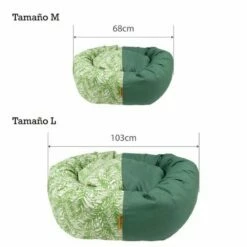 Cuna Donut Mapas Para Perros Color Naranja 103 Cm X 93 Cm X 27 Cm -Tienda barata Tiendanimal 20522 4 IMG00012578