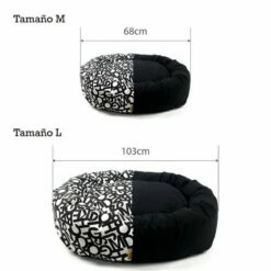 Cuna Donut Abecedario Para Perros Color Negro 103 Cm X 93 Cm X 27 Cm 7 Cuna Donut Abecedario Para Perros Color Negro 103 Cm X 93 Cm X 27 Cm -Tienda barata Tiendanimal 20525 1 IMG00012645 1
