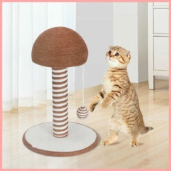 Nobleza – Poste Rascador Para Gatos De Sisal Con Juguete. Pequeño, Medidas: L30*W30*H42CM 30 Cm X 30 Cm X 42 Cm -Tienda barata Tiendanimal 2433e96c46d440b284dcad8358e1e546