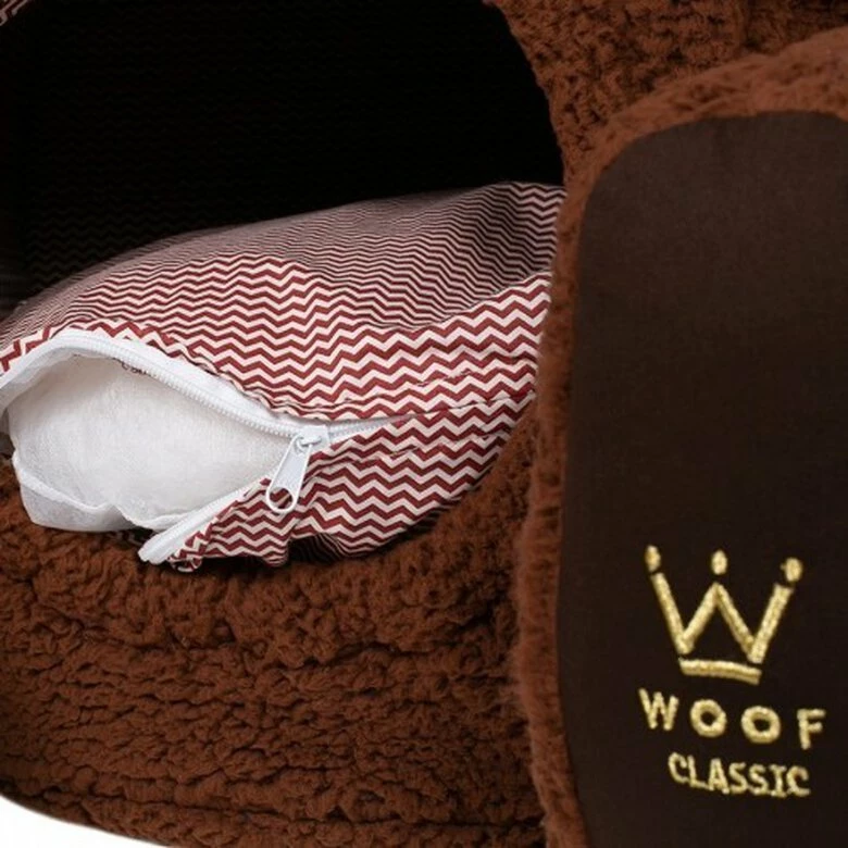 Cama De Oso Woof Para Perros Color Marrón 75 Cm X 50 Cm X 45 Cm 3 Cama De Oso Woof Para Perros Color Marrón 75 Cm X 50 Cm X 45 Cm - Imagen 3