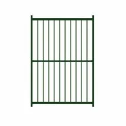 Panel Lacado Barras Para Perrera Color Verde 135 Cm X 3 Cm X 195 Cm