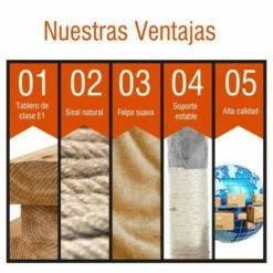 Pawhut árbol Rascador Con Ratoncitos Gris Para Gatos 50 Cm X 50 Cm X 170 Cm -Tienda barata Tiendanimal 27214 3 IMG00038476