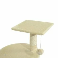 Rascador Con Poste Para Arañar PawHut Color Crema 112 Cm X 75 Cm X 40 Cm -Tienda barata Tiendanimal 27216 3 IMG00038501