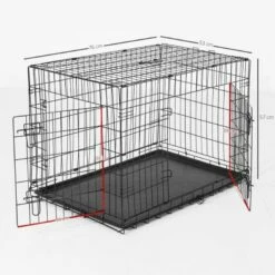 Transportín PawHut ABS Para Perros Color Negro 76 Cm X 46 Cm X 52 Cm 7 Transportín PawHut ABS Para Perros Color Negro 76 Cm X 46 Cm X 52 Cm -Tienda barata Tiendanimal 27775 2 IMG00039266