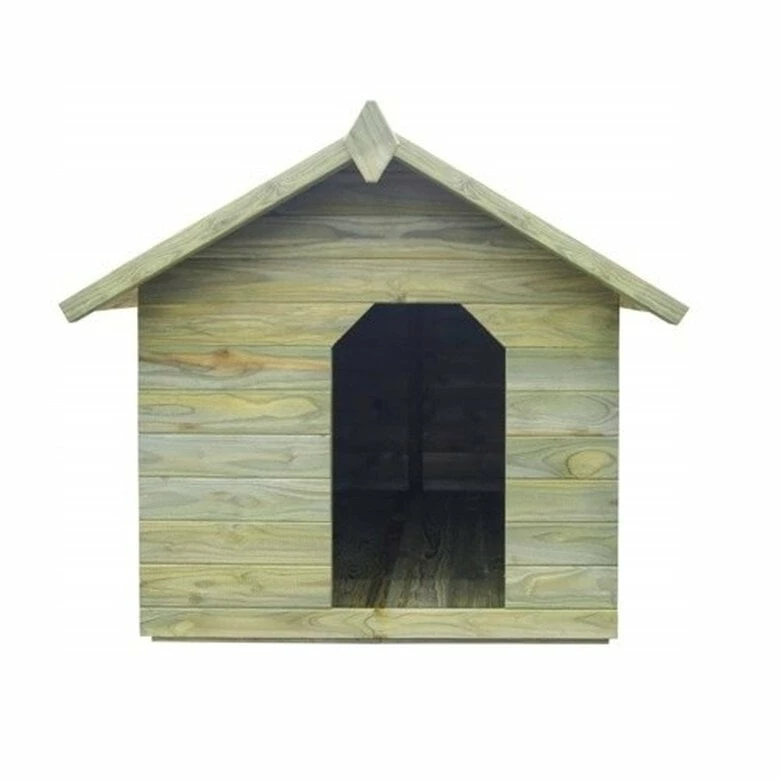 Vidaxl Caseta De Madera Para Perros 74 Cm X 78,5 Cm X 61,5 Cm 2 Vidaxl Caseta De Madera Para Perros 74 Cm X 78,5 Cm X 61,5 Cm - Imagen 2