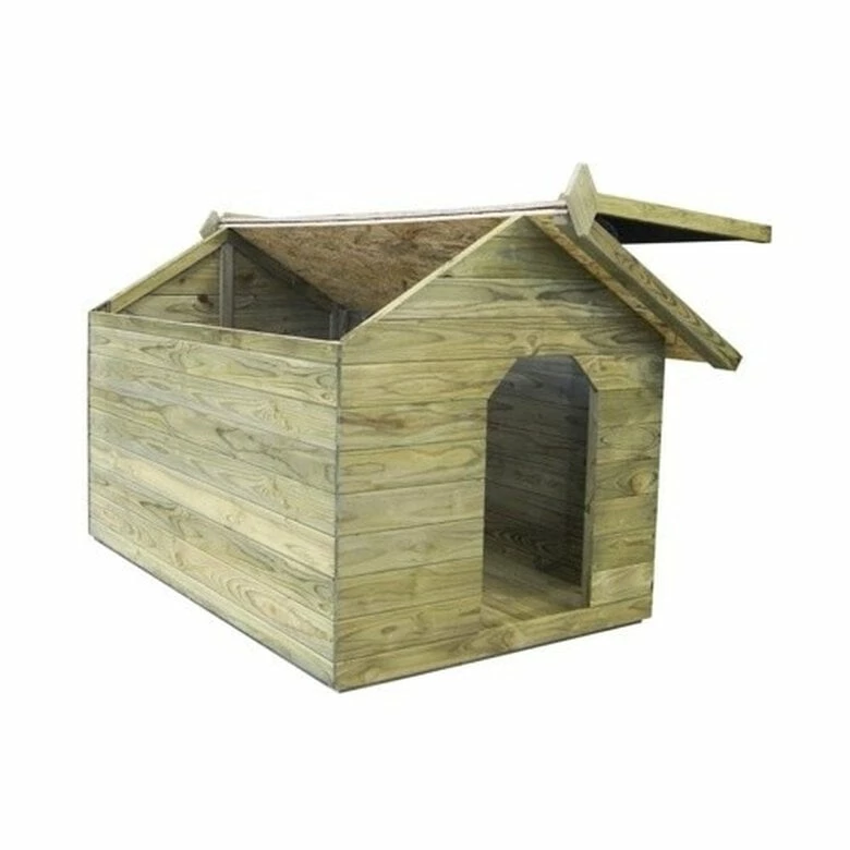 Vidaxl Caseta De Madera Para Perros 104,5 Cm X 153,5 Cm X 94 Cm 6 Vidaxl Caseta De Madera Para Perros 104,5 Cm X 153,5 Cm X 94 Cm - Imagen 6