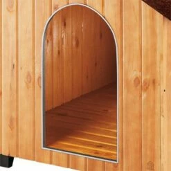 Caseta De Madera Domus Ferplast Para Perros Color Marrón 73 Cm X 85 Cm X 67,5 Cm -Tienda barata Tiendanimal 28377 3 IMG00041954