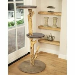 Rascador Para Gatos Designed By Lotte Jazz Color Marrón 60 Cm X 60 Cm X 135 Cm