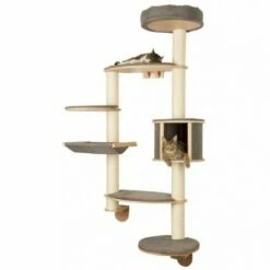 Rascador De Pared Kerbl Dolomit XL Para Gatos Color Gris 185 Cm X 115 Cm X 185 Cm