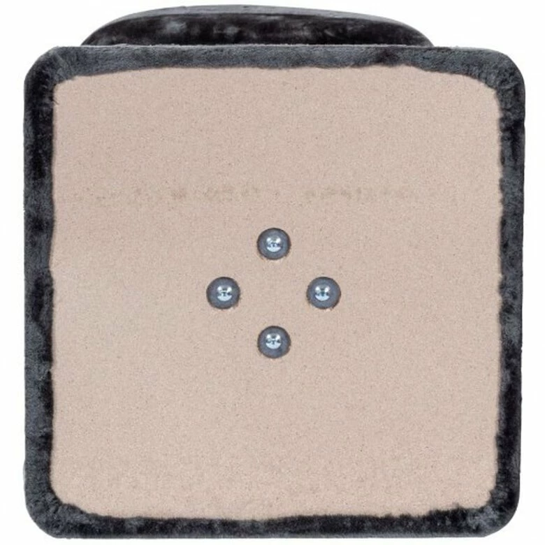 Árbol Rascador Ruffles Para Gatos Color Gris Oscuro 60 Cm X 60 Cm X 115 Cm 5 Árbol Rascador Ruffles Para Gatos Color Gris Oscuro 60 Cm X 60 Cm X 115 Cm - Imagen 5