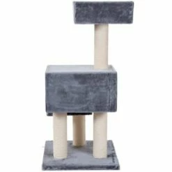VIDAXL Arbol Rascador Comfort Para Gatos Color Gris 56 Cm X 56 Cm X 124 Cm -Tienda barata Tiendanimal 28744 2 IMG00044375