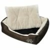 VIDAXL Cama Acolchada Para Perros Color Beige 90 Cm X 70 Cm X 20 Cm