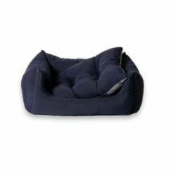Cuna Confort Loneta Para Perros Color Marino Y Gris 73 Cm X 63 Cm X 24 Cm -Tienda barata Tiendanimal 30176 22072212315668 2 cuna confort loneta para perros color marino gris