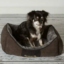 Cama Rectangular Para Mascotas Color Gris 90 Cm X 70 Cm -Tienda barata Tiendanimal 30855 4 IMG00051643