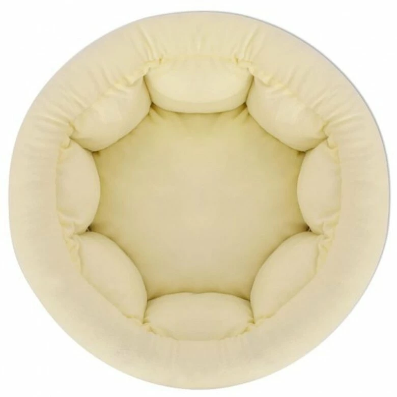 VIDAXL Cama Redonda Para Mascotas Color Marrón 50 Cm X 22 Cm 4 VIDAXL Cama Redonda Para Mascotas Color Marrón 50 Cm X 22 Cm - Imagen 4