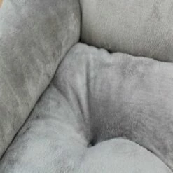 Cuna De Tapicería Y Coralina Para Perros Color Gris 52 Cm X 42 Cm X 20 Cm -Tienda barata Tiendanimal 31185 2 IMG00053394