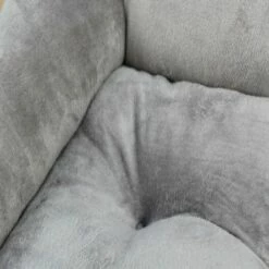 Cuna De Tapicería Y Coralina Para Perros Color Negro 78 Cm X 60 Cm X 22 Cm -Tienda barata Tiendanimal 31187 4 IMG00055501