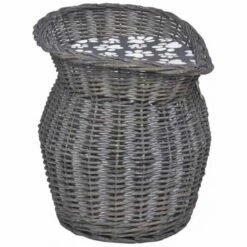 VIDAXL Cama De Mimbre Para Gatos Color Gris 44 Cm X 33 Cm X 34 Cm -Tienda barata Tiendanimal 32056 3 IMG00056478