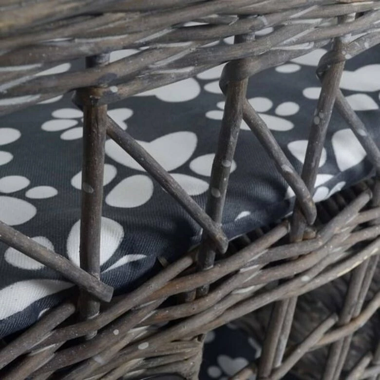 VIDAXL Cama Y Casita Para Gatos Color Gris 46 Cm X 32 Cm X 36 Cm 2 VIDAXL Cama Y Casita Para Gatos Color Gris 46 Cm X 32 Cm X 36 Cm - Imagen 2