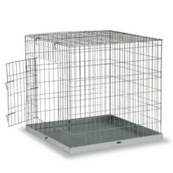 Gaun Jaula De Exposición Para Mascotas Color Plateado 95 Cmx 95 Cm
