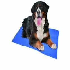 Duvo Alfombra Refrescante Para Mascotas Color Azul 90 Cm X 50 Cm