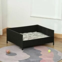 PawHut Cama Elevada Para Mascotas Color Negro 61 Cm X 46 Cm X 24.5 Cm 5 PawHut Cama Elevada Para Mascotas Color Negro 61 Cm X 46 Cm X 24.5 Cm -Tienda barata Tiendanimal 37531 21091510233029 2 cama elevada para mascotas color negro