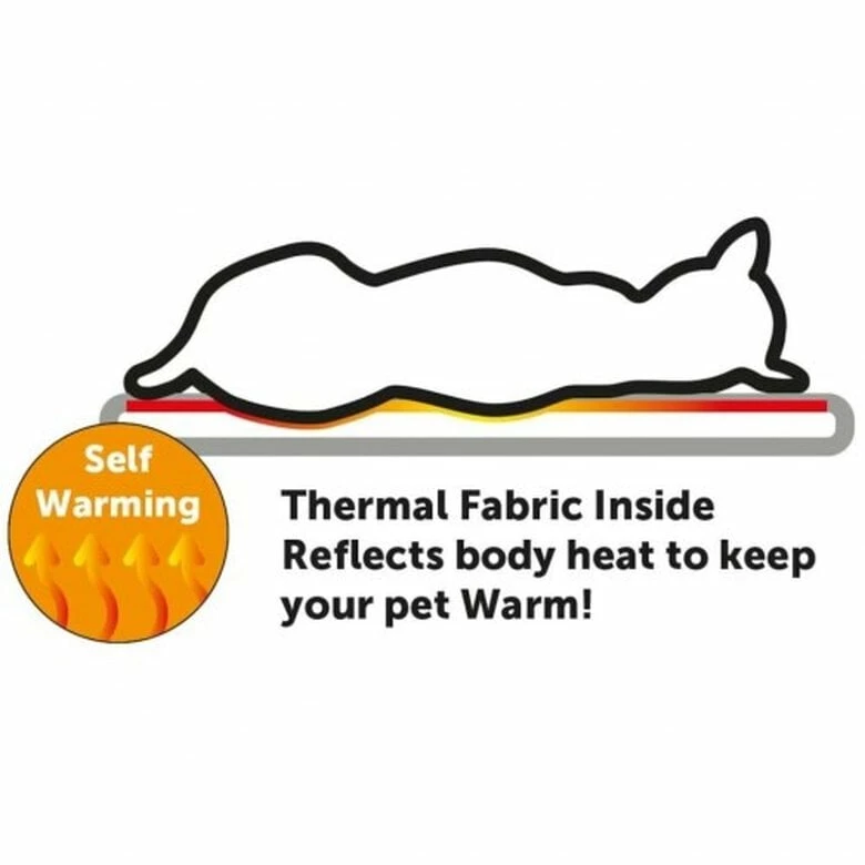 Flamingo Almohadilla Térmica Para Mascotas Color Marrón 90 Cm X 55 Cm X 1.5 Cm 6 Flamingo Almohadilla Térmica Para Mascotas Color Marrón 90 Cm X 55 Cm X 1.5 Cm - Imagen 6