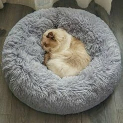 Cama De Felpa Para Mascotas Color Gris 50 Cm -Tienda barata Tiendanimal 38500 22031013034029 2 cama felpa para mascotas color gris