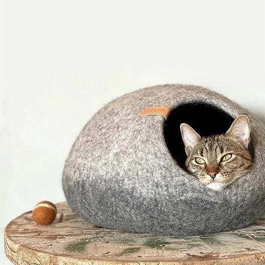 Mishum Cueva Rita Para Gatos Cat Cave Color Gris 45 Cm X 40 Cm X 30 Cm 2 Mishum Cueva Rita Para Gatos Cat Cave Color Gris 45 Cm X 40 Cm X 30 Cm - Imagen 2