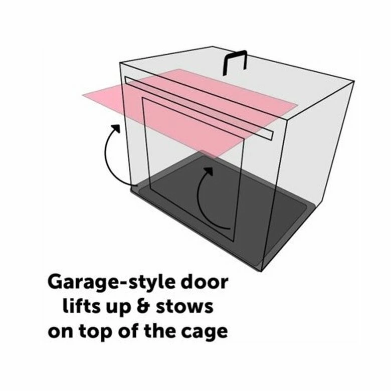 Vidaxl Flamingo Jaula Grande Negra Para Perros 93 Cm X 59 Cm X 62,5 Cm 2 Vidaxl Flamingo Jaula Grande Negra Para Perros 93 Cm X 59 Cm X 62,5 Cm - Imagen 2