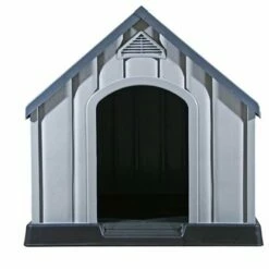 Vidaxl Caseta Exterior Gris Para Perros 92 Cm X 87 Cm X 91 Cm -Tienda barata Tiendanimal 40193 22051810401675 3 vidaxl caseta exterior gris para perros