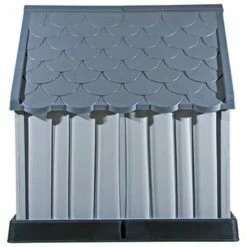 Vidaxl Caseta Exterior Gris Para Perros 92 Cm X 87 Cm X 91 Cm -Tienda barata Tiendanimal 40193 22051810401695 4 vidaxl caseta exterior gris para perros