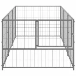 VidaXL Perrera De Acero Pequeña Rectangular Para Perros 300 Cm X 100 Cm X 70 Cm -Tienda barata Tiendanimal 40983 22022109221393 2 vidaxl perrera acero peque rectangular para perros