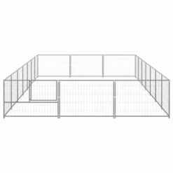 VidaXL Perrera De Acero Mediana Para Perros 700 Cm X 300 Cm X 70 Cm -Tienda barata Tiendanimal 40993 22051309510702 2 vidaxl perrera acero mediana para perros