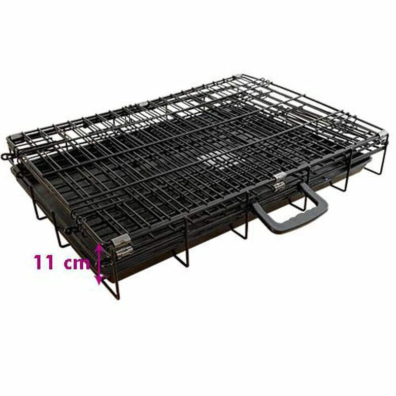 Ibanez Jaulas Metálicas Ibáñez Jaula 1 - NEGRA Ibáñez 62 Cm X 44 Cm X 52 Cm 2 Ibanez Jaulas Metálicas Ibáñez Jaula 1 - NEGRA Ibáñez 62 Cm X 44 Cm X 52 Cm - Imagen 2