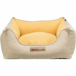 Trixie Home Edition Cama De Lona Beige Y Amarillo Para Perros 80 Cm X 60 Cm -Tienda barata Tiendanimal 46502 22041113413737 1 trixie home edition cama lona beige amarillo para