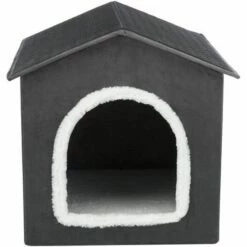 Trixie Livia Cama Cueva Gris Para Perros Y Gatos 50 Cm X 50 Cm X 54 Cm -Tienda barata Tiendanimal 46514 22041113425809 1 trixie livia cama cueva gris para perros gatos