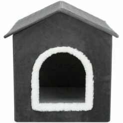 Trixie Livia Cama Cueva Gris Para Perros Y Gatos 50 Cm X 50 Cm X 54 Cm -Tienda barata Tiendanimal 46514 22041113425848 2 trixie livia cama cueva gris para perros gatos