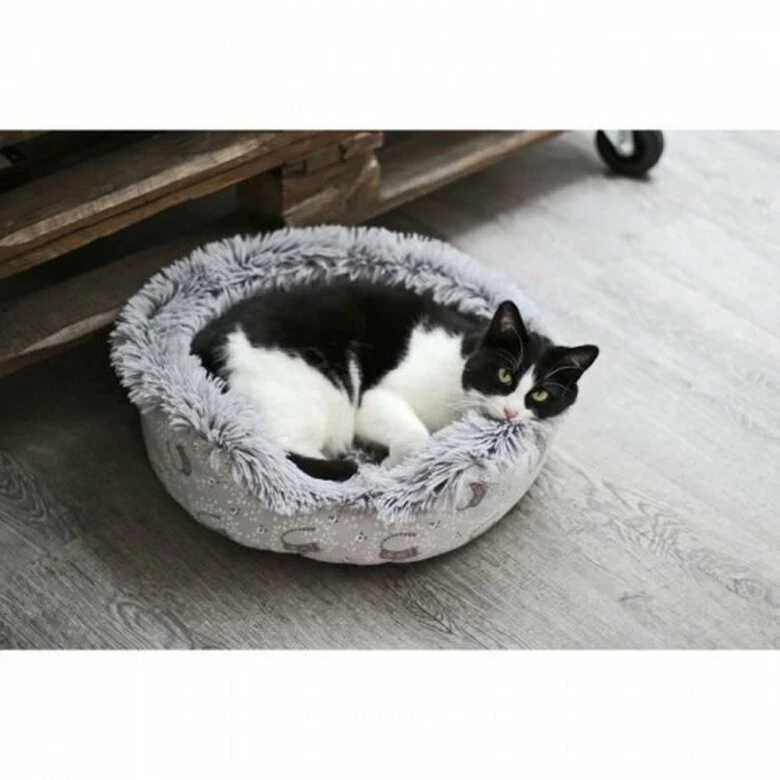 AIME Cama Redonda De Piel Beige Para Mascotas Pequeñas 45 Cm 4 AIME Cama Redonda De Piel Beige Para Mascotas Pequeñas 45 Cm - Imagen 4