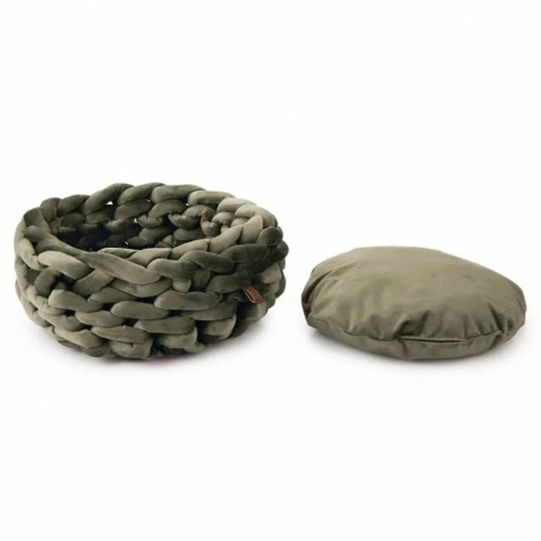 Designed By Lotte Ziba Cama Verde Para Gatos 40 Cm X 15 Cm 3 Designed By Lotte Ziba Cama Verde Para Gatos 40 Cm X 15 Cm - Imagen 3