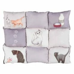 Trixie Patchwork Colchoneta Gris Para Gatos 45 Cm X 55 Cm -Tienda barata Tiendanimal 48735 22060618115230 1 trixie patchwork colchoneta gris para gatos