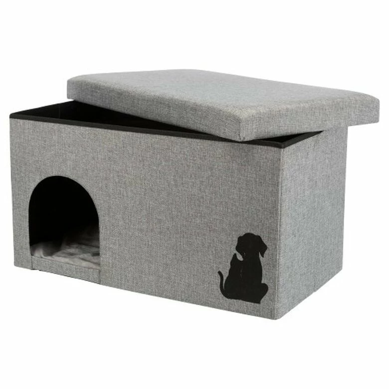 Trixie Kimy Cama Cueva Gris Para Perros Y Gatos 72 Cm X 40 Cm X 40 Cm 2 Trixie Kimy Cama Cueva Gris Para Perros Y Gatos 72 Cm X 40 Cm X 40 Cm - Imagen 2